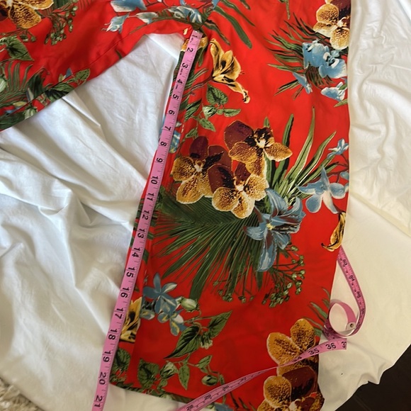 Women’s small tropical mind code small strapless jumpsuit - Picture 6 of 6